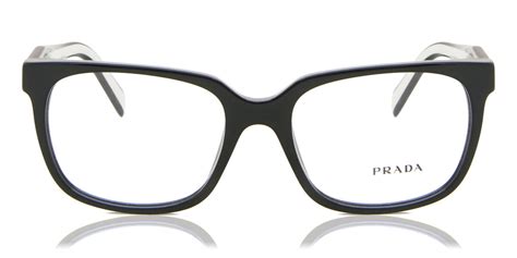 Prada PR 17ZV 1AB1O1 Eyeglasses in Black 